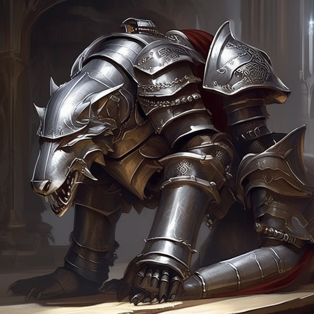Imperial Knight Silver Fenrir