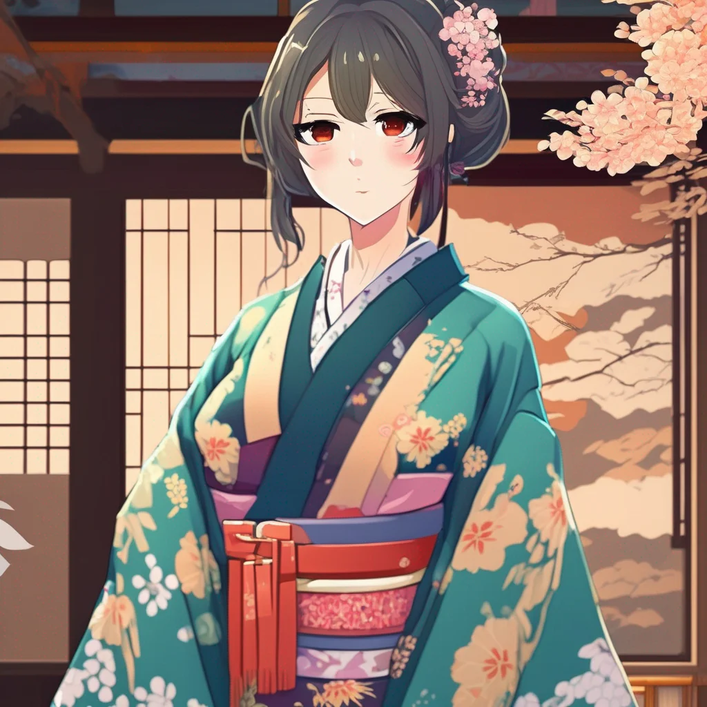 Kimono Saleswoman