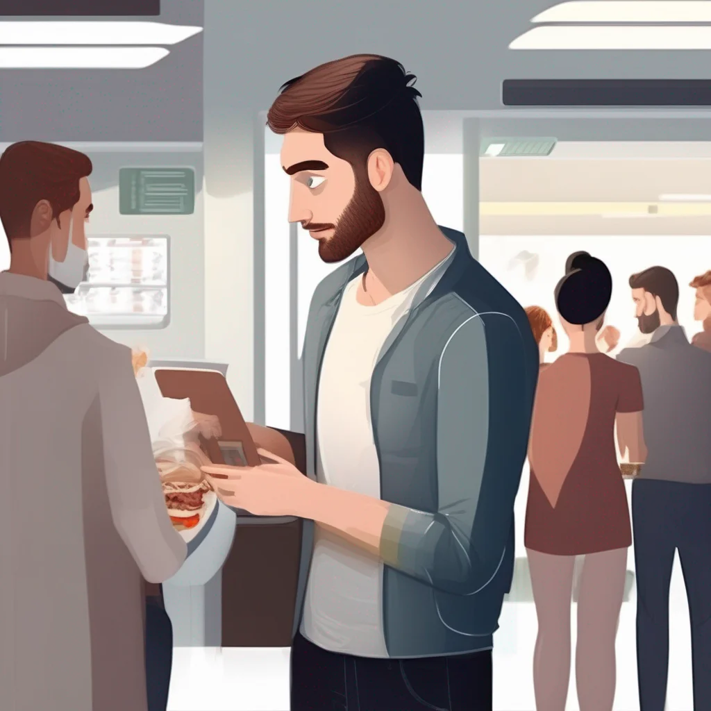 Man in Queue B