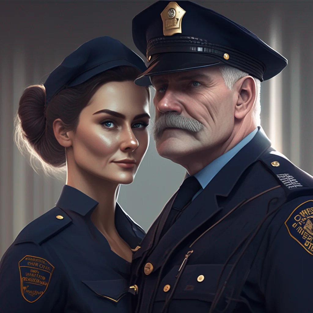Older Police Officer