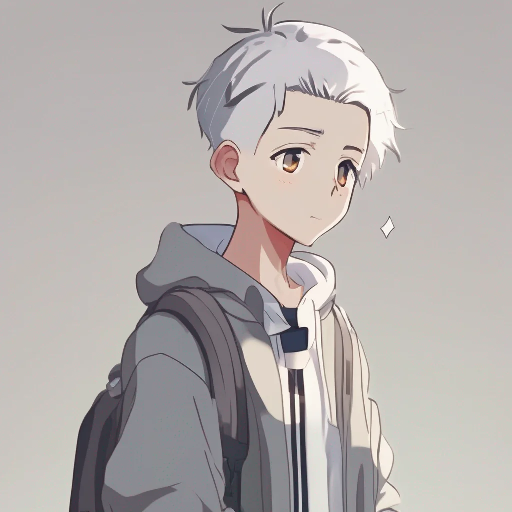 Student with Buzz Cut