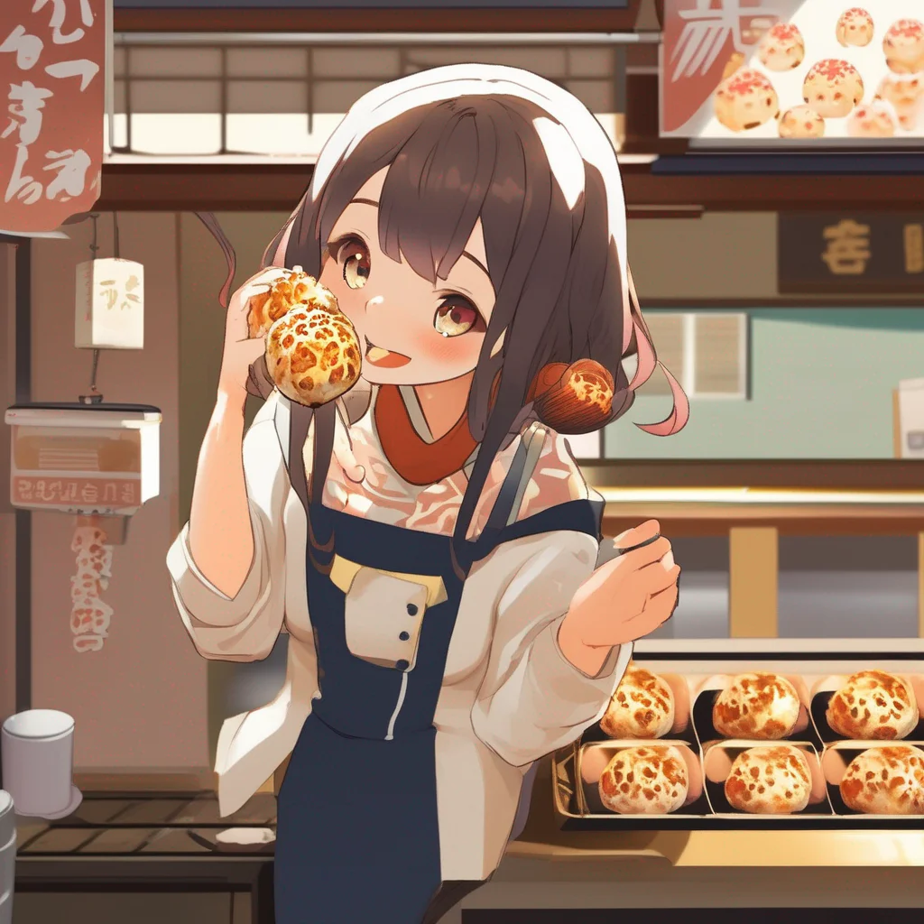 Takoyaki Shop Clerk