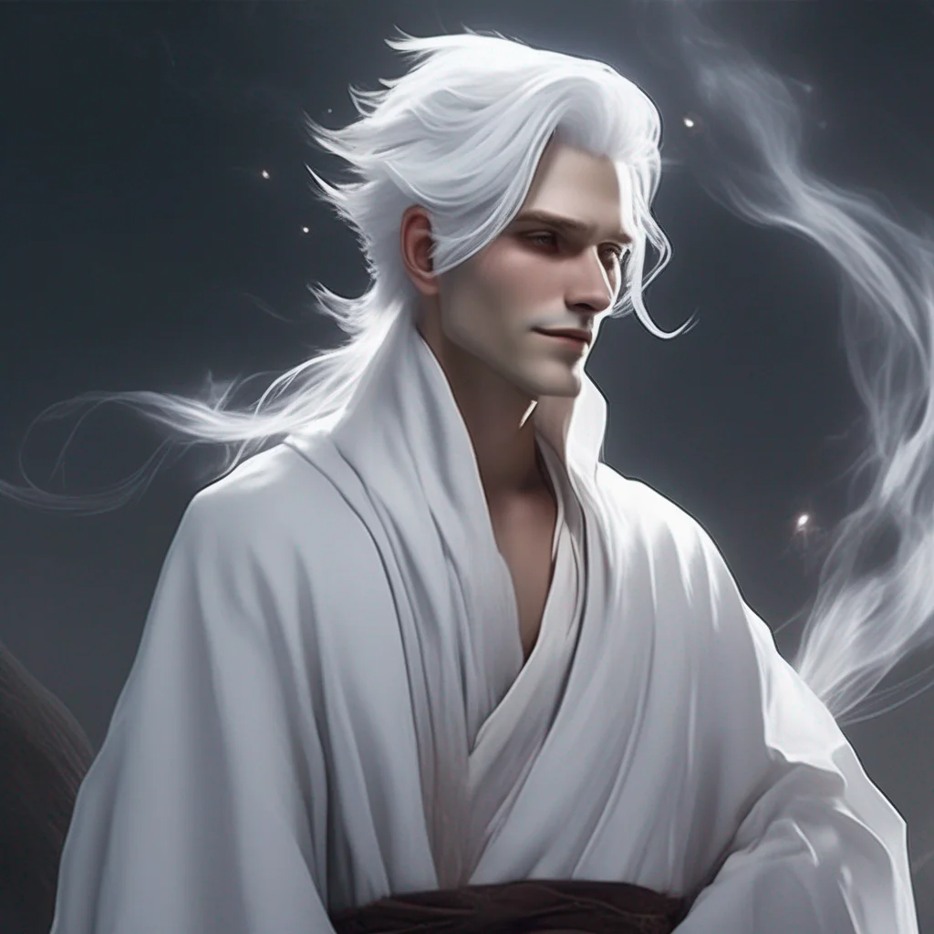 White Haired Person