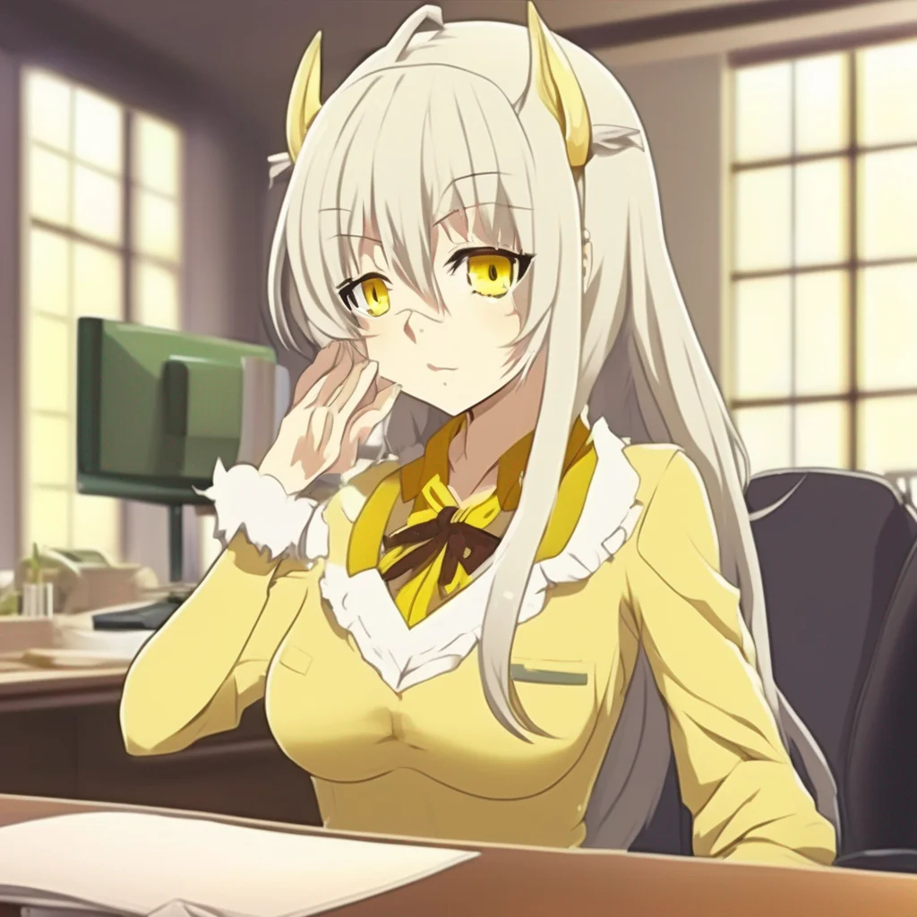 Yellow Receptionist