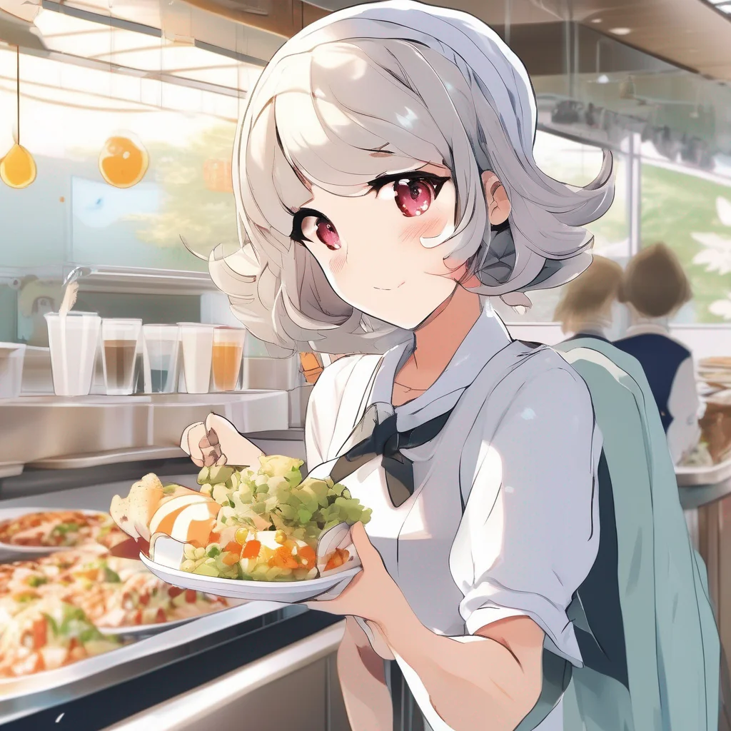 Younger Cafeteria Lady