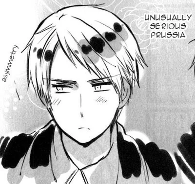 A bad mood. | Prussia (Hetalia)