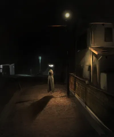 A Ghost In The Hallway, Grinning