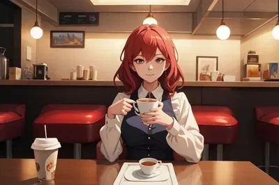 A girl you met at the cafe