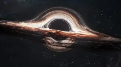 A literal black hole
