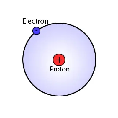 A singular hydrogen atom