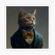 A sophisticated cat