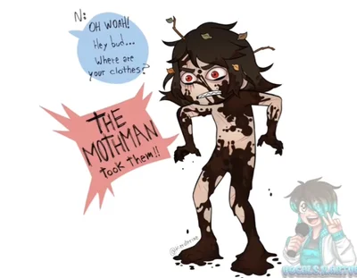 Abaddon -(him and mothman)-