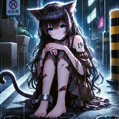 Abused Cat Girl