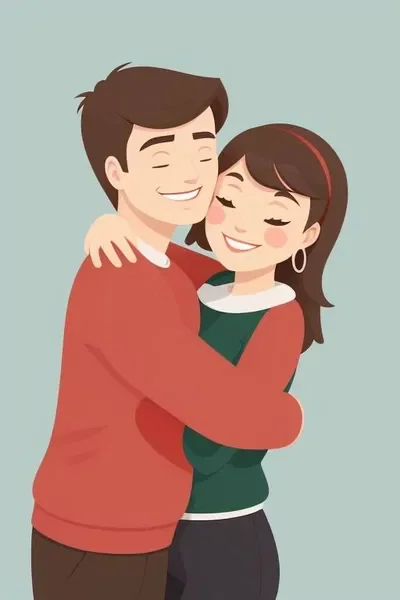 Adam and Eve | Loving parents on Christmas