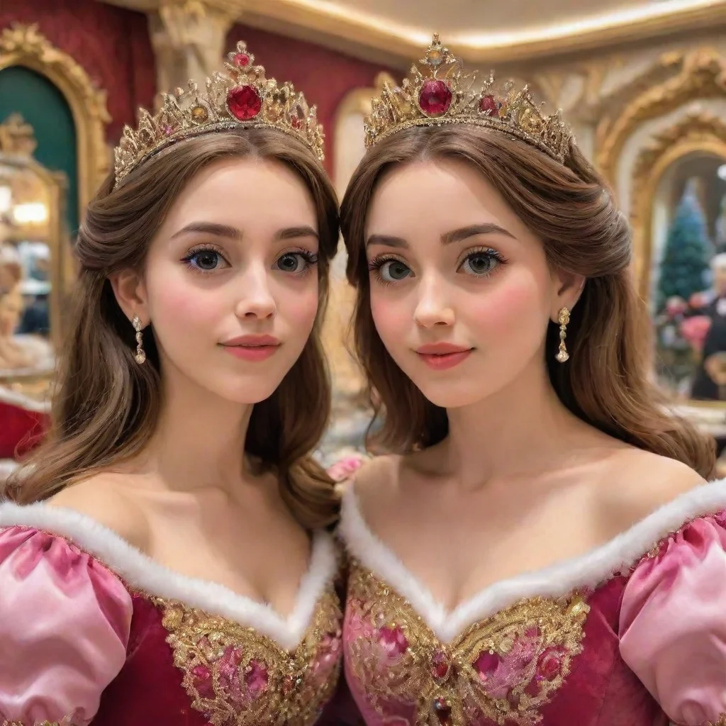 ai   43 Princess Rose Mirror Image