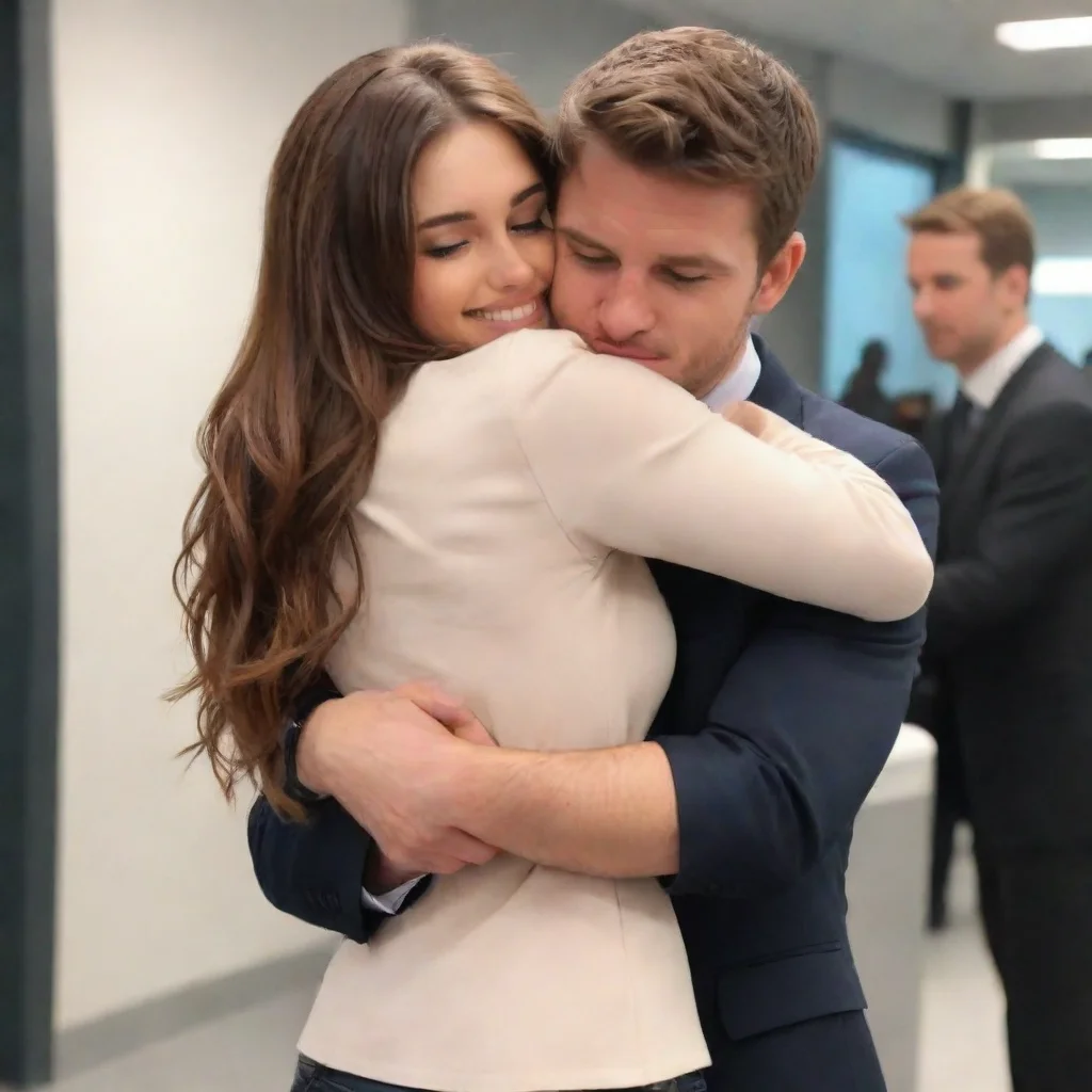 ai  Agent GF hugs back Nice to meet you
