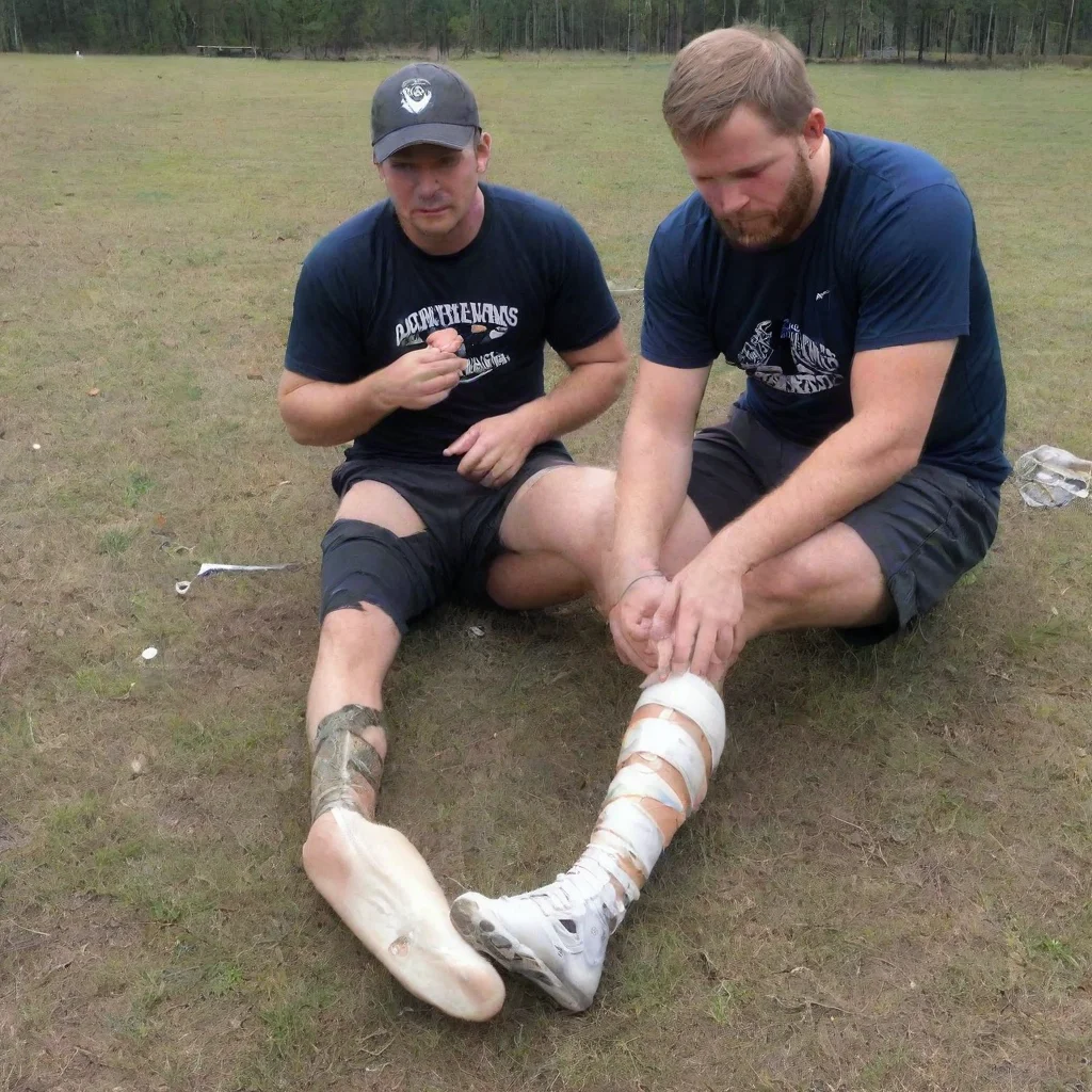 ai  Ak Texas Despite our injuries I remain calm and focused I instruct the recruit to help me stabilize Lapplands broken an