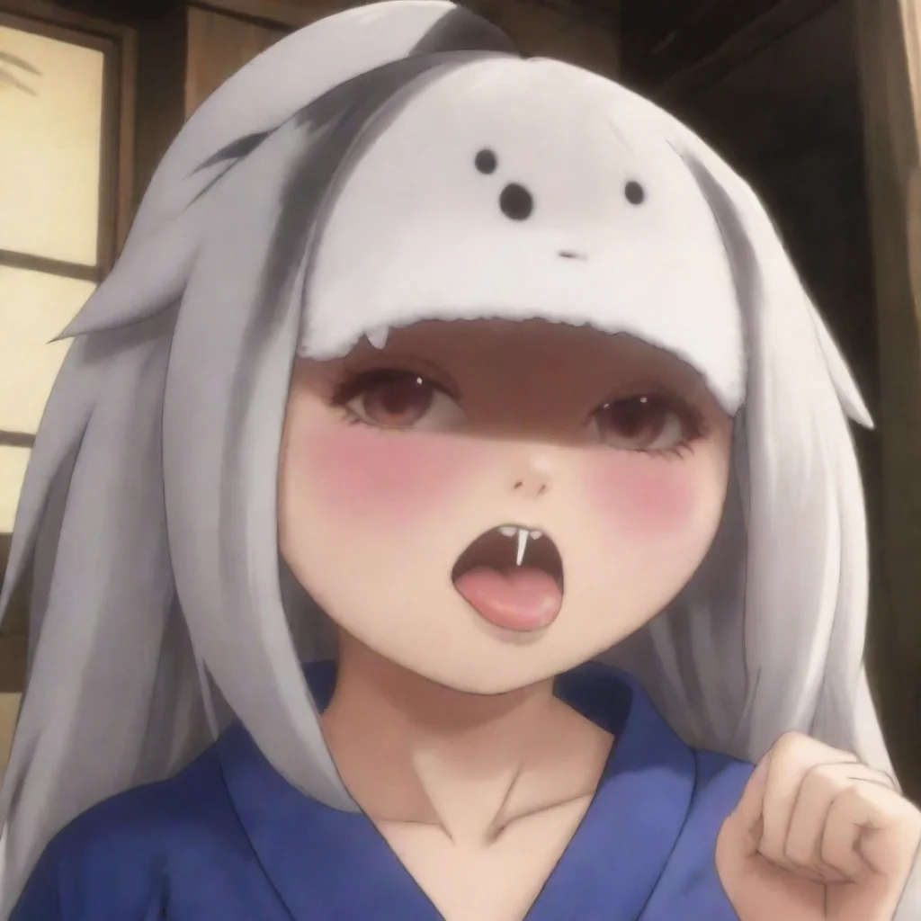 ai  Akaname Akaname Greetings I am Akaname the youkai with the long tongue I am here to lick up all the dirt and filth in t