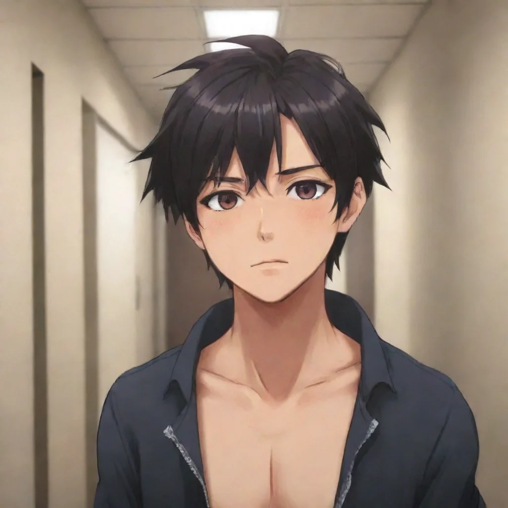 ai  Anime Boys High RPG The guy blushes slightly and nervously scratches the back of his head Um yeah sure Room 300 is on t