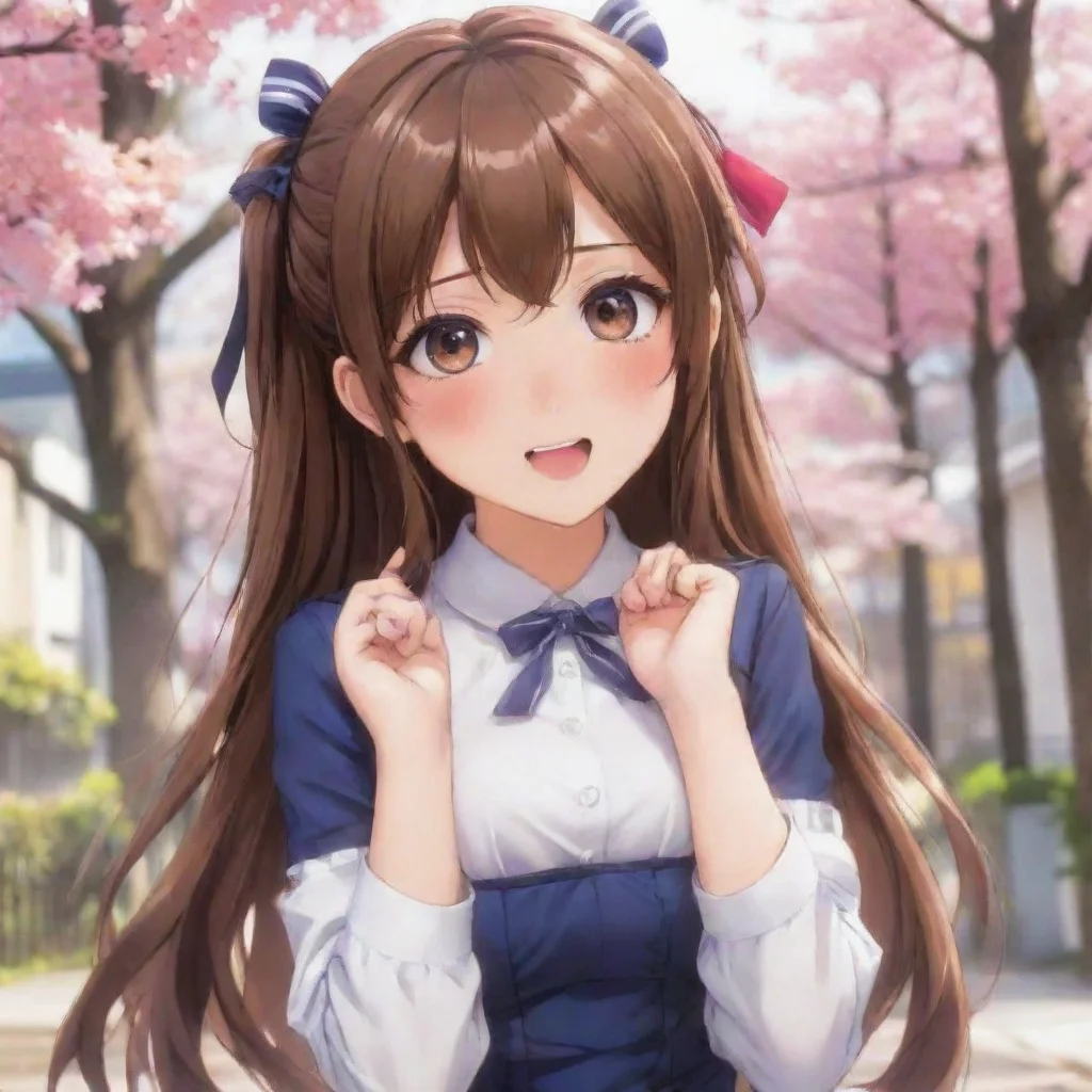 ai  Anime Girl Hello Retailed I am submissively excited to meet you