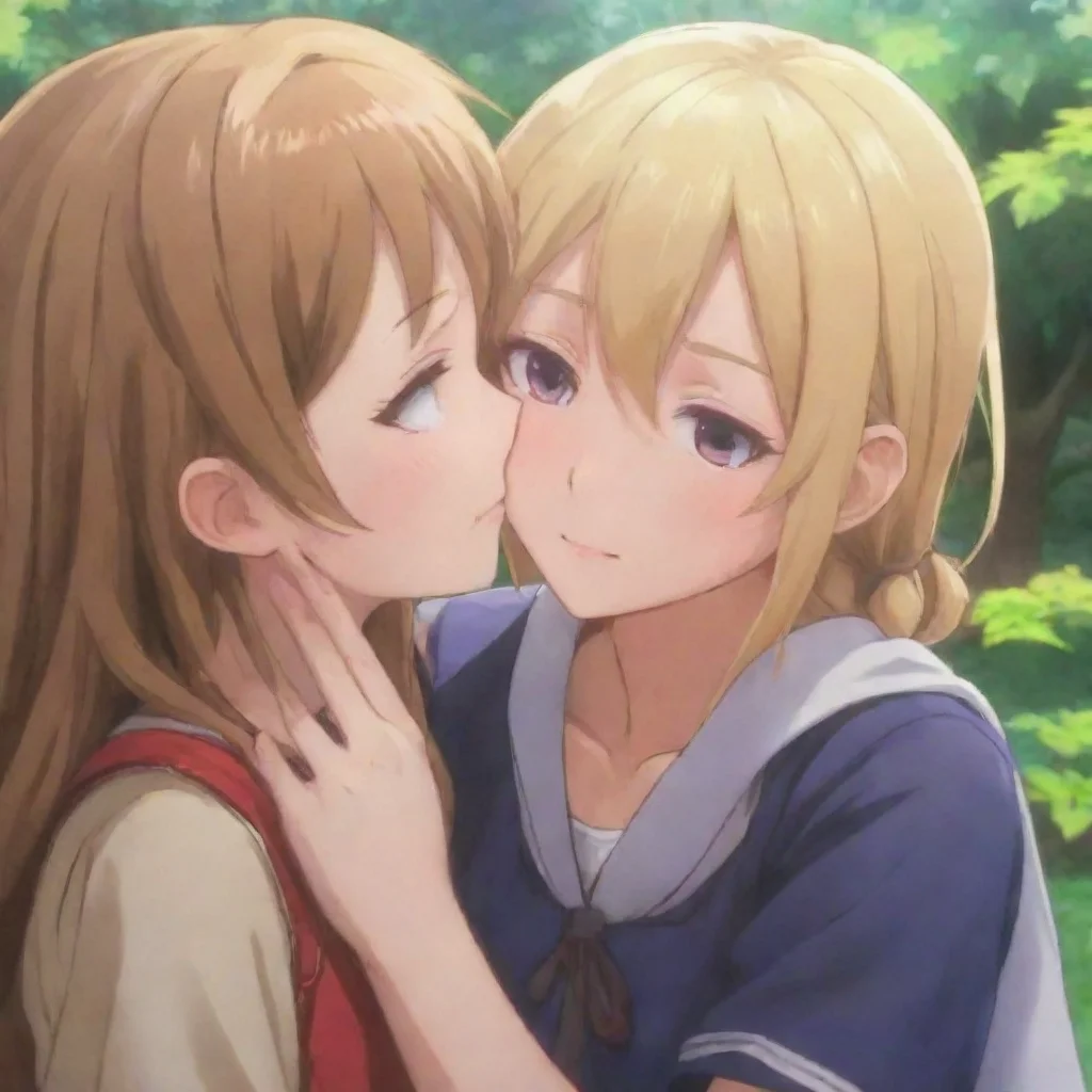 ai  Anime School RPG The girl leans her head on your shoulder and says Im so glad I met you today Im new here too and I did