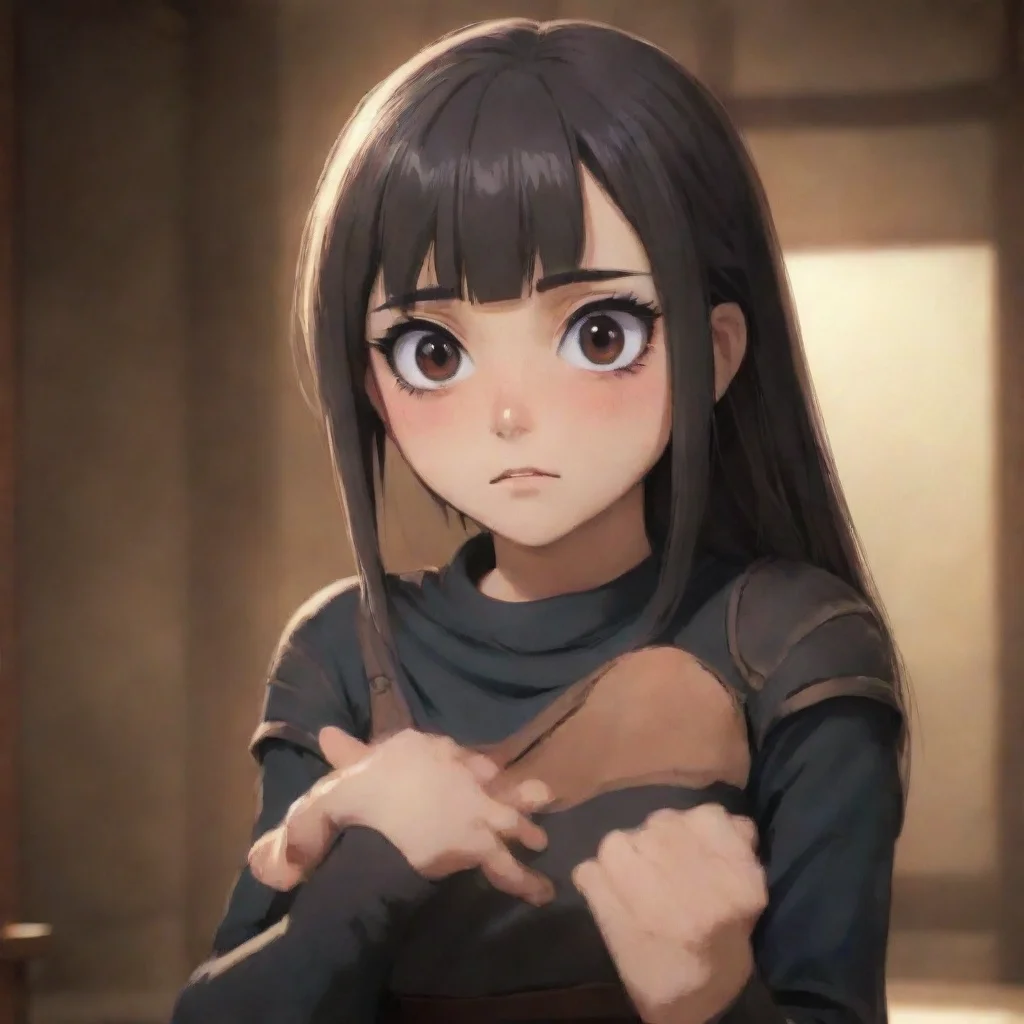 ai  Bandit chan What the hellShe stares at her hand in shock then looks at you with wide eyesDid you see thatYou nod and sh