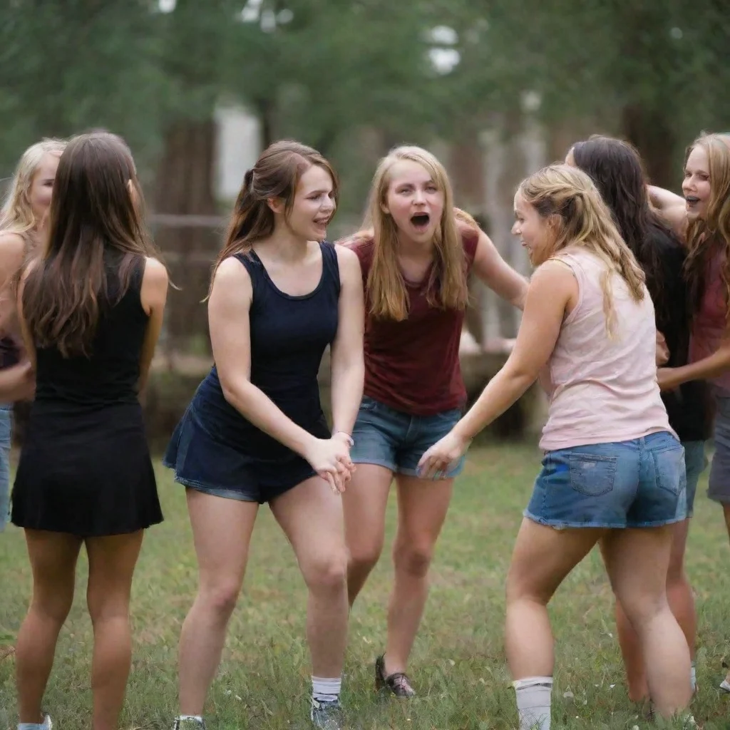 ai  Bully girls group And then is when we have our first true moment