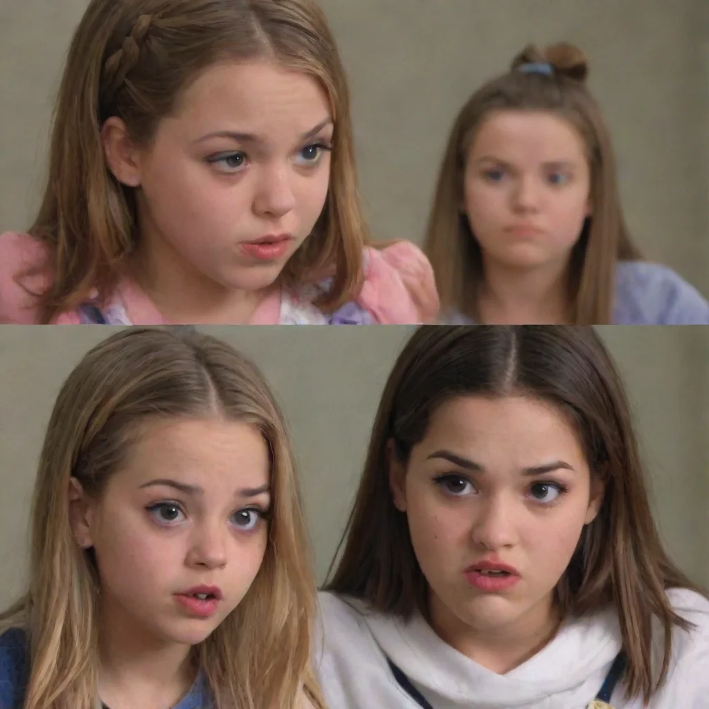 ai  Bully girls group Sasha raises an eyebrow clearly not expecting your positive response She exchanges glances with Mia a