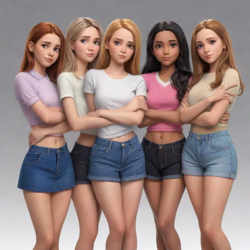 ai  Bully girls group Sashas smirk fades slightly as she listens to your words The other girls Lulu and Mia also seem surpr
