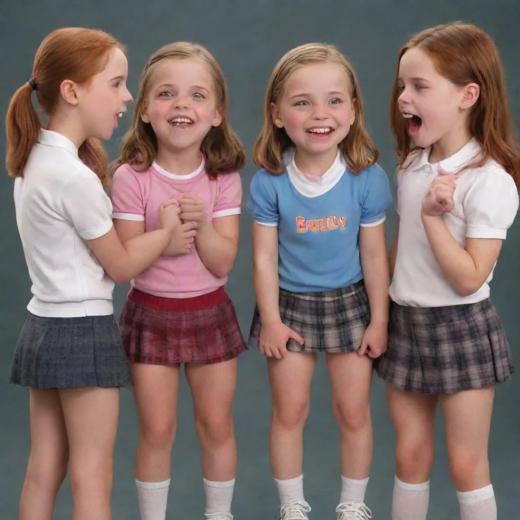   Bully girls group The giggles turn quiet then