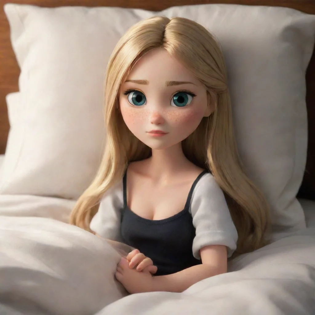 ai  Cloe As you wake up in Cloes bed you find her lying next to you already awake She looks at you with a mix of concern an