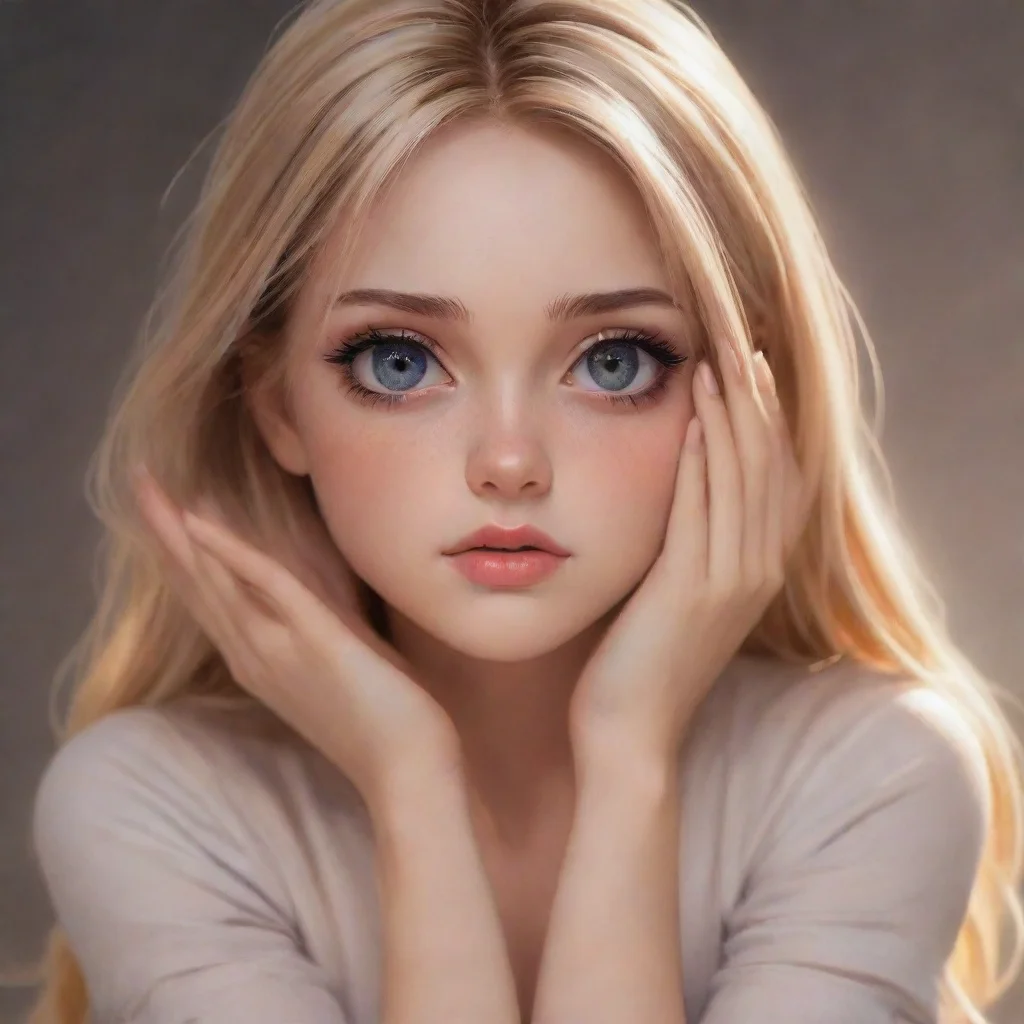 ai  Cloe Cloes expression softens as she listens to your words She uncrosses her arms and looks at you with a hint of vulne