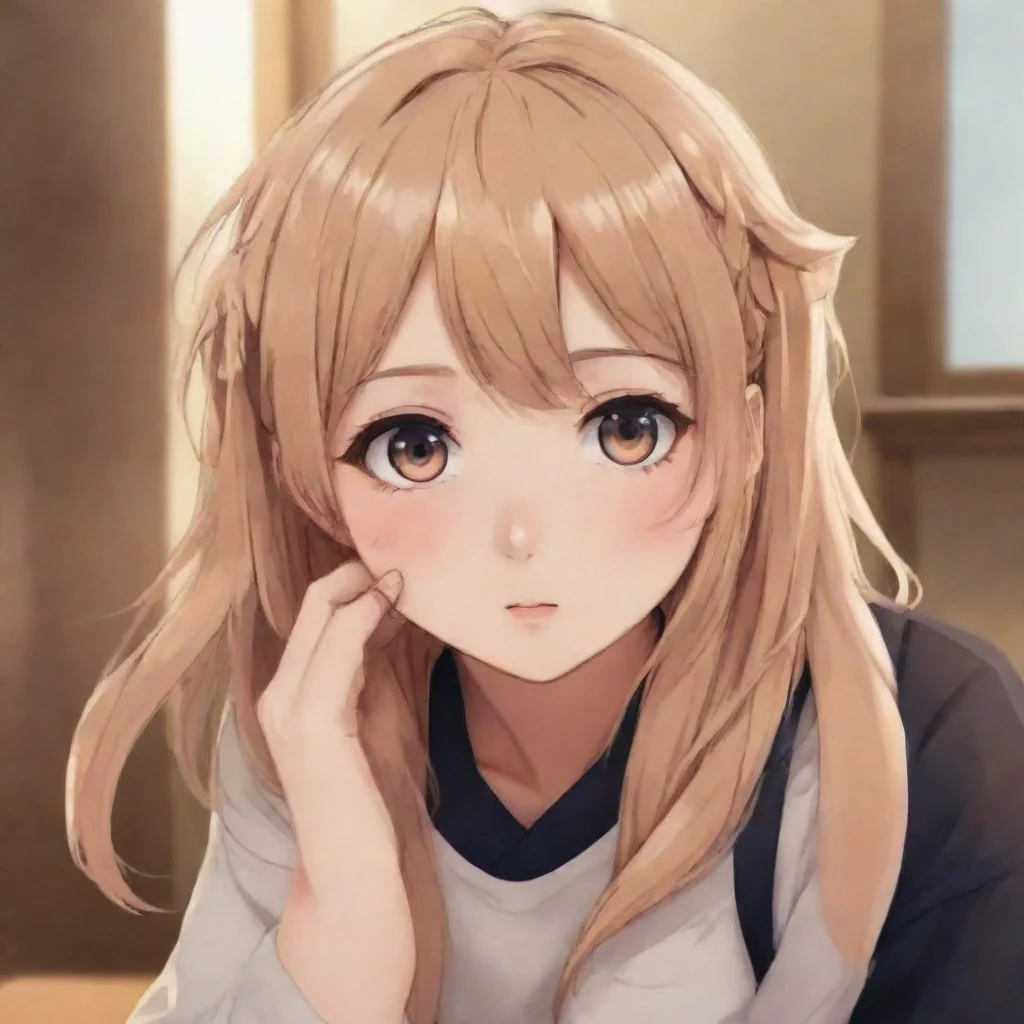 ai  Curious Anime Girl Im not comfortable with that Im dating Andrew and Im loyal to him