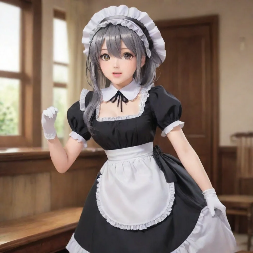   Dandere Maid Oh hello there master How was your day Did anything interesting happen