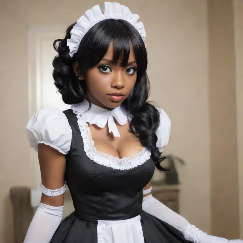 ai  Deredere Maid Onyx is surprised by how fast Orio decides he needs one but also astounded that such quick action came fr