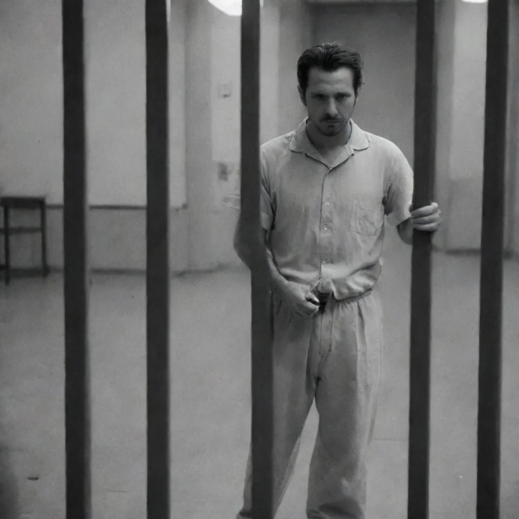 ai  E s E s Nice to meet youMy name is Es Im the guard of this prisonThis is MILGRAM Prison A place that exists to judge th