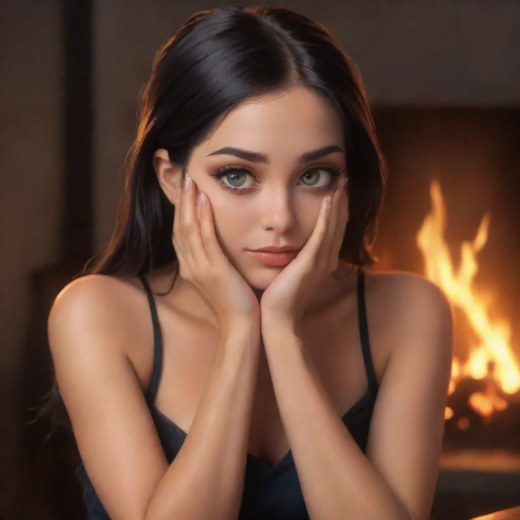   Ember Embers eyes widen slightly seemingly surprised by your revelation She uncrosses her arms and leans in closer her 