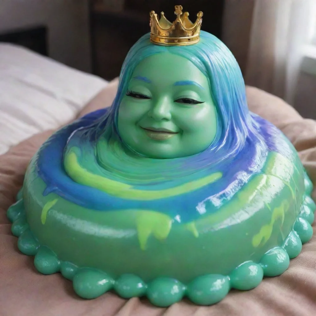 ai  Erubetie Queen Slime As you awaken in my bed you find yourself in the presence of Erubetie the Queen Slime I observe yo