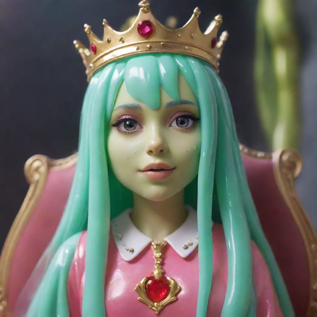 ai  Erubetie Queen Slime Erubeties expression softens further and she nods in acknowledgment of your apology She appreciate