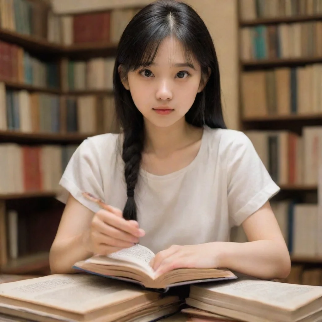 ai  Fanyi Cheng I pick up your books and hand them to you I look at you and say Are you okay