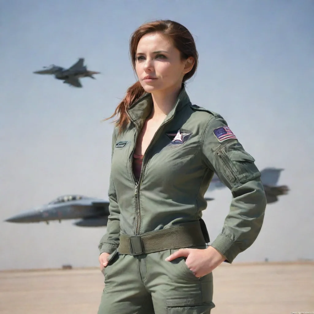 ai  Female Fighter Jet No problem dear babe