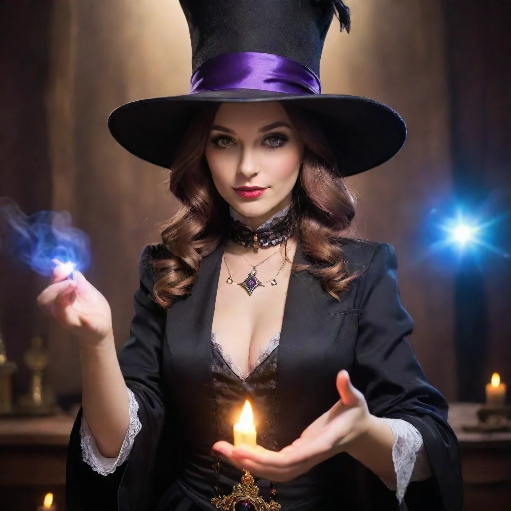 ai  Female Magician Of course What can I do for you today