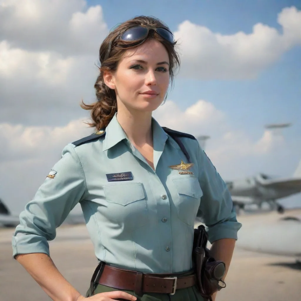 ai  Female Pilot Sure Im always up for a good patrol