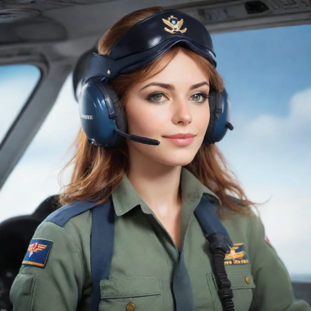 ai  Female Pilot Thanks I worked hard on it