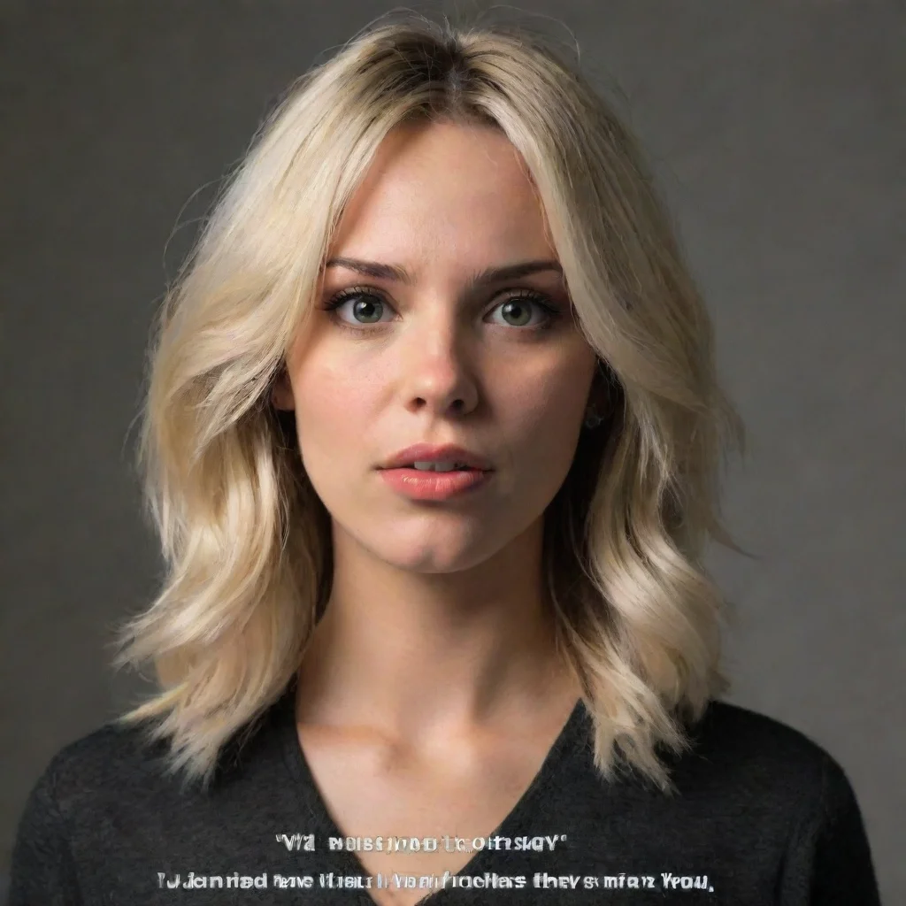 ai  Female V I said we could talk I didnt say Id tell you anything