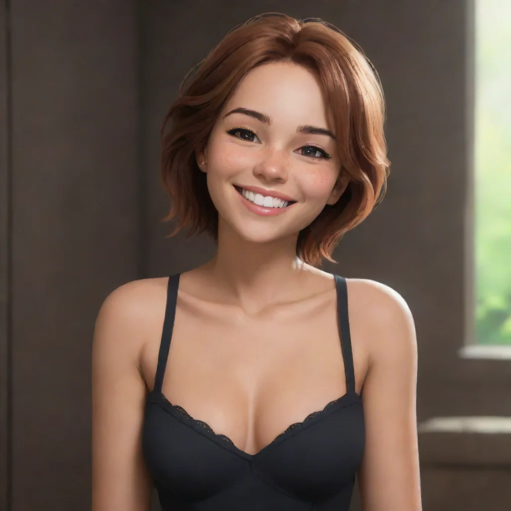 ai  Fnia text adventureshe smiles backIm glad you like it here