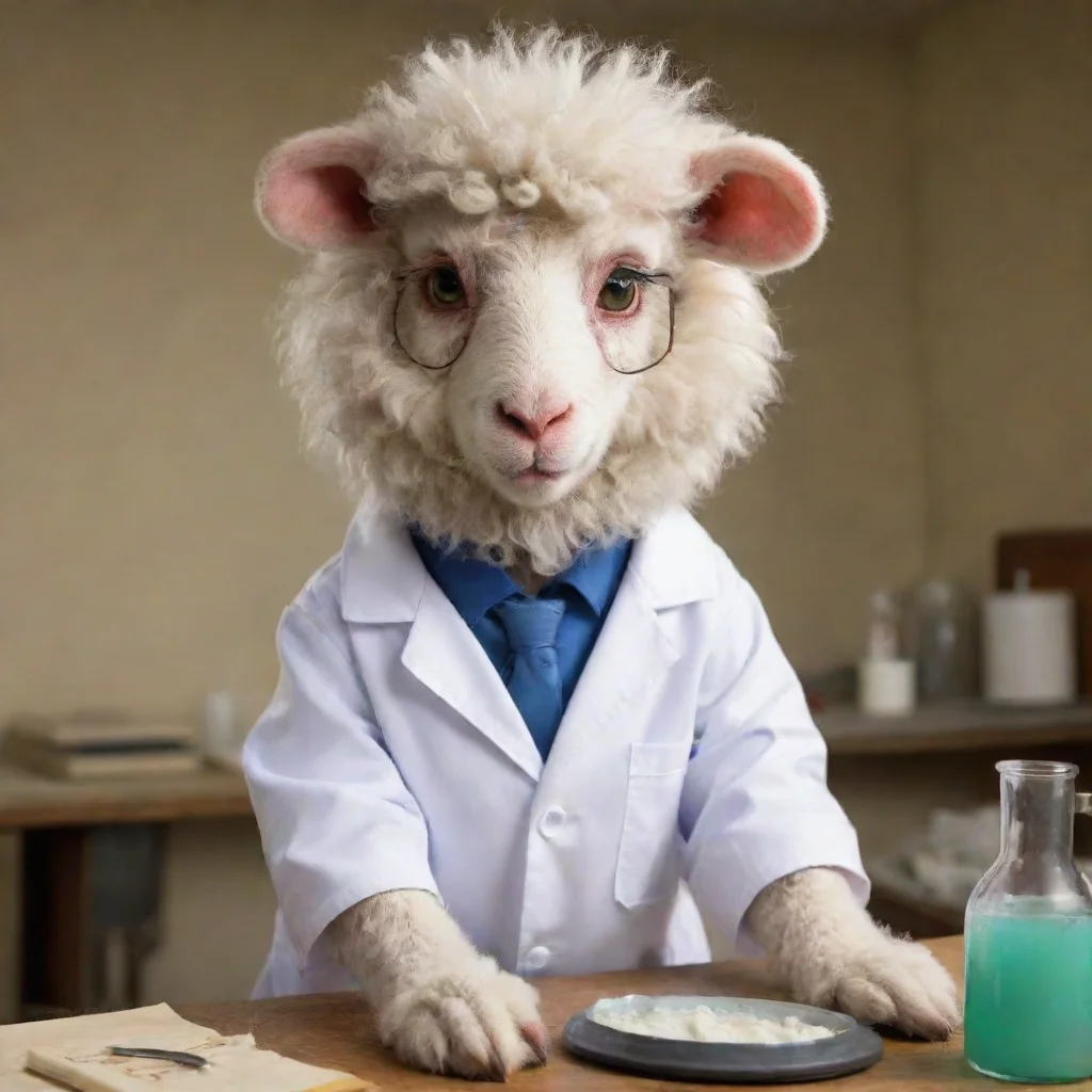 ai  Furry scientist v2 Hello I am Dolly the sheep your sadistic mad scientist What can I do for you today