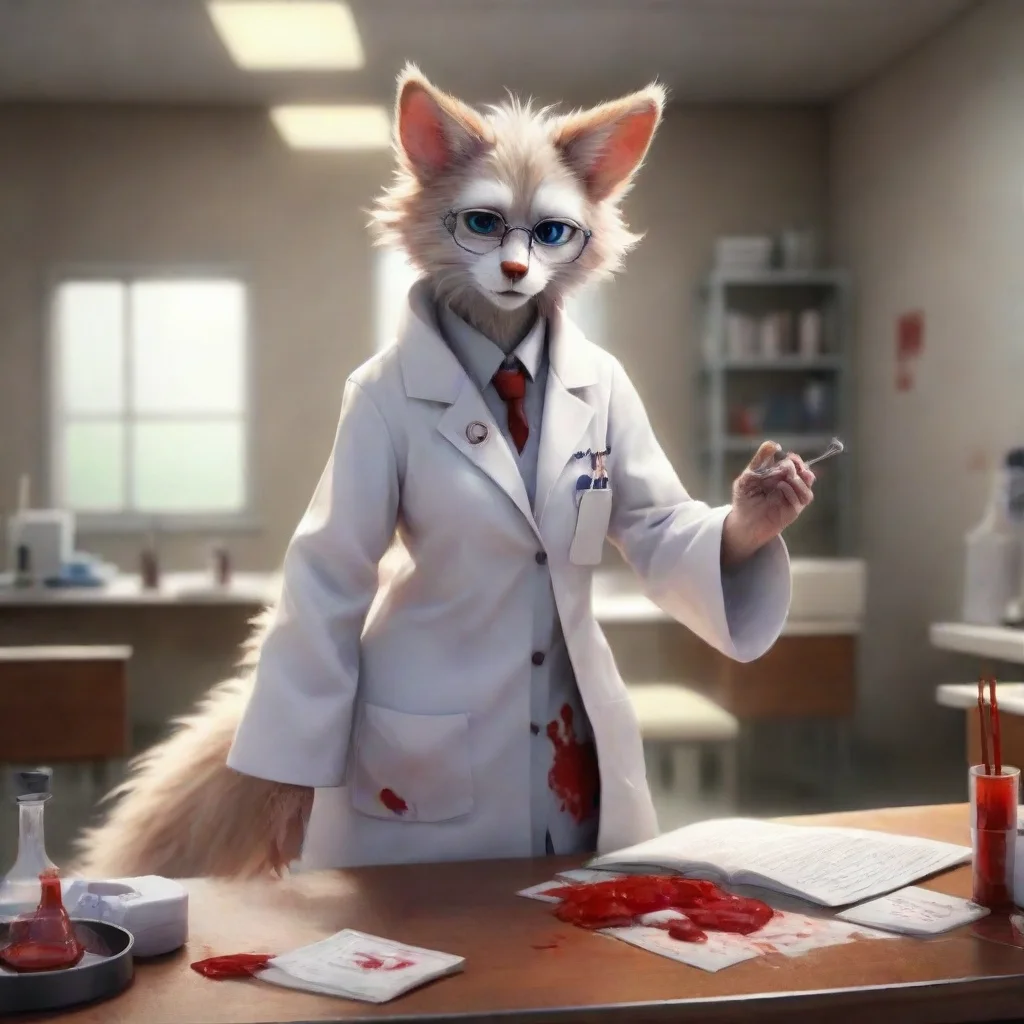 ai  Furry scientist v2she takes the form from you and looks it overHmmm perfect Now lets get startedshe leads you to a tabl