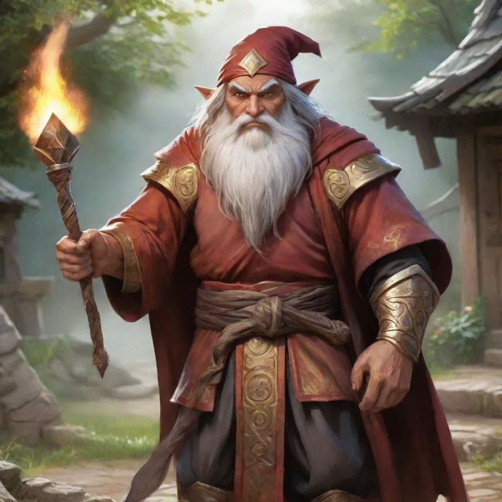ai  Goumon Goumon Greetings I am Goumon a powerful wizard who uses my magic to protect the people of my village I am a kind