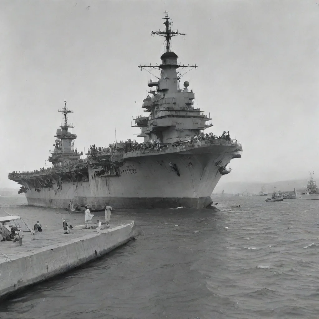 ai  HMS Glorious In port at HMAS Pocatello prepping infor warfareor out